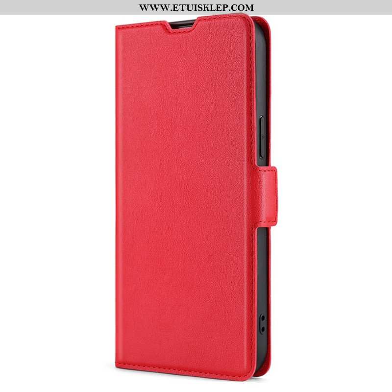 Etui Folio do Poco X4 Pro 5G Styl Z Bardzo Delikatnej Skóry